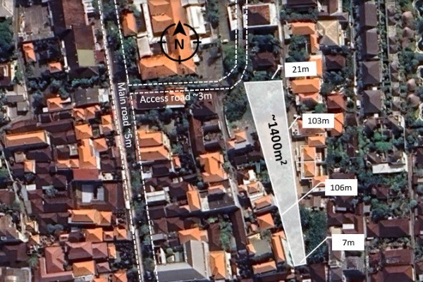 14 Are Land for Sale in Seminyak, Bali